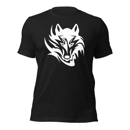 Unisex T-Shirt Tribal Wolf WH  | Multiple Colors | Bella + Canvas