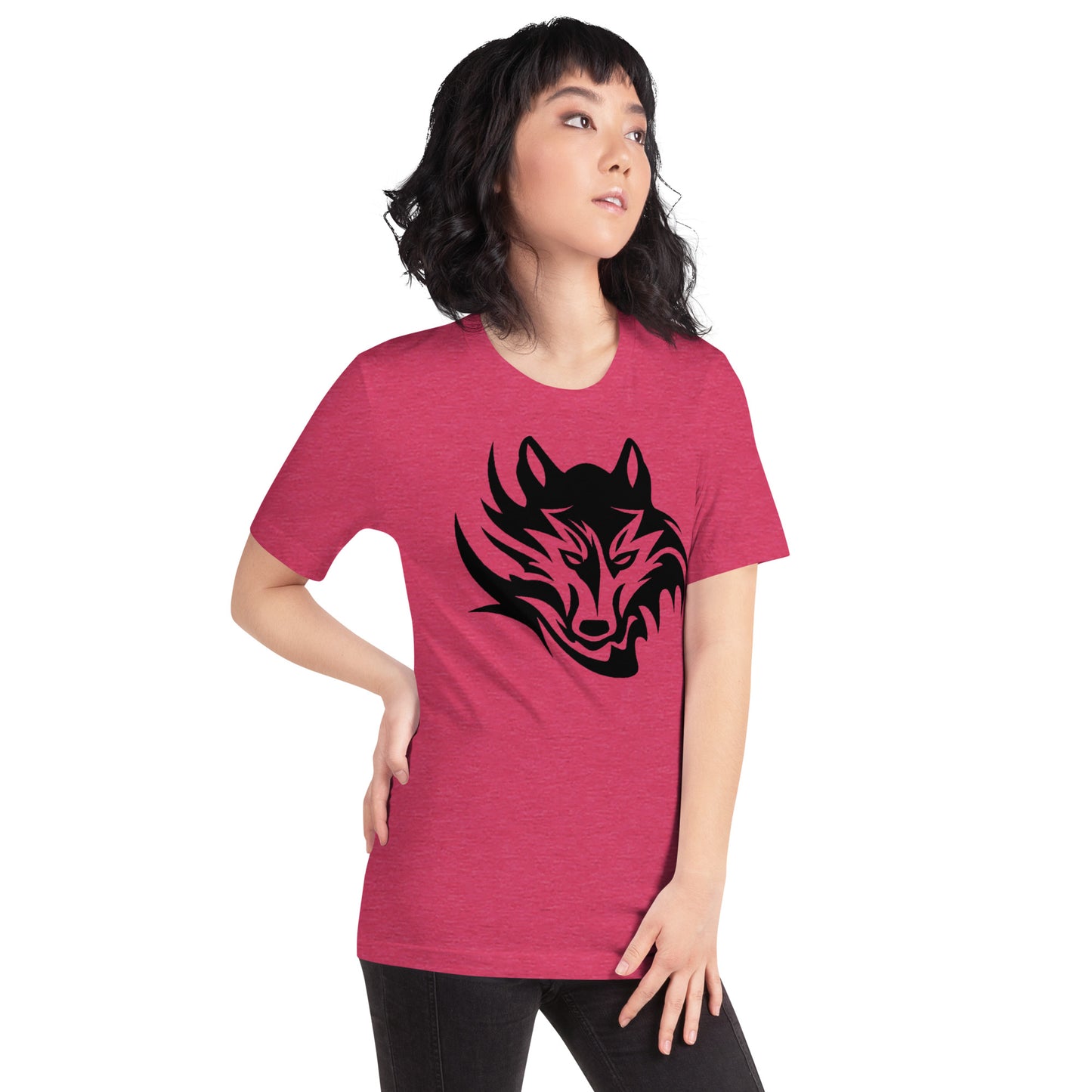 Unisex T-Shirt Tribal Wolf BK | Multiple Colors | Bella + Canvas