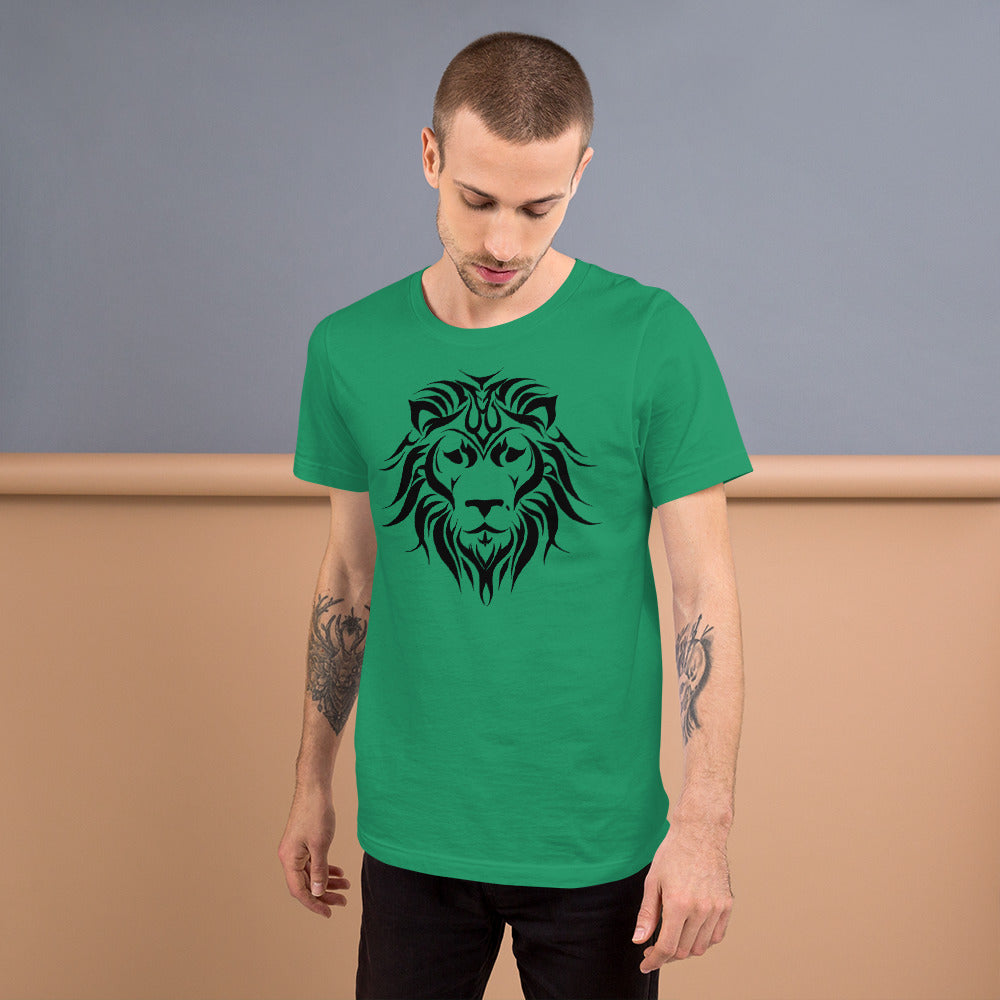 Unisex T-Shirt Tribal Lion BK | Multiple Colors | Bella + Canvas