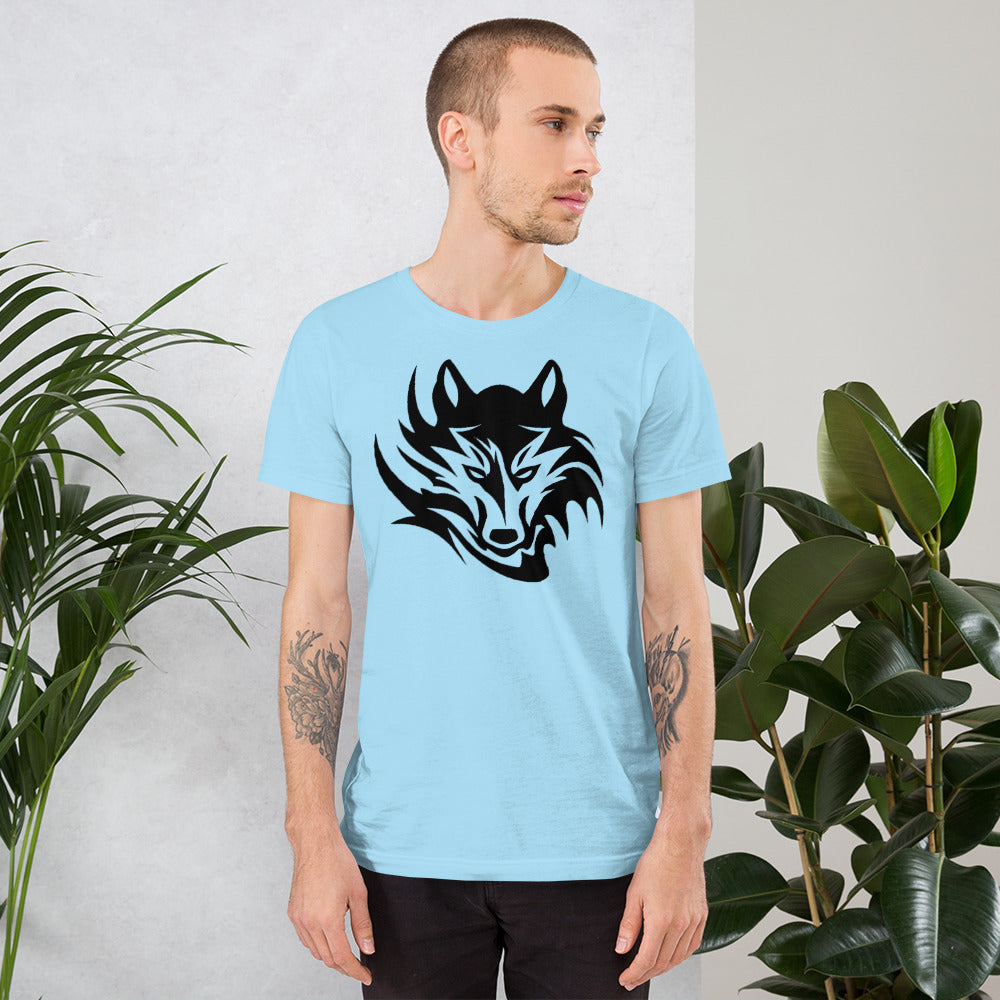 Unisex T-Shirt Tribal Wolf BK | Multiple Colors | Bella + Canvas