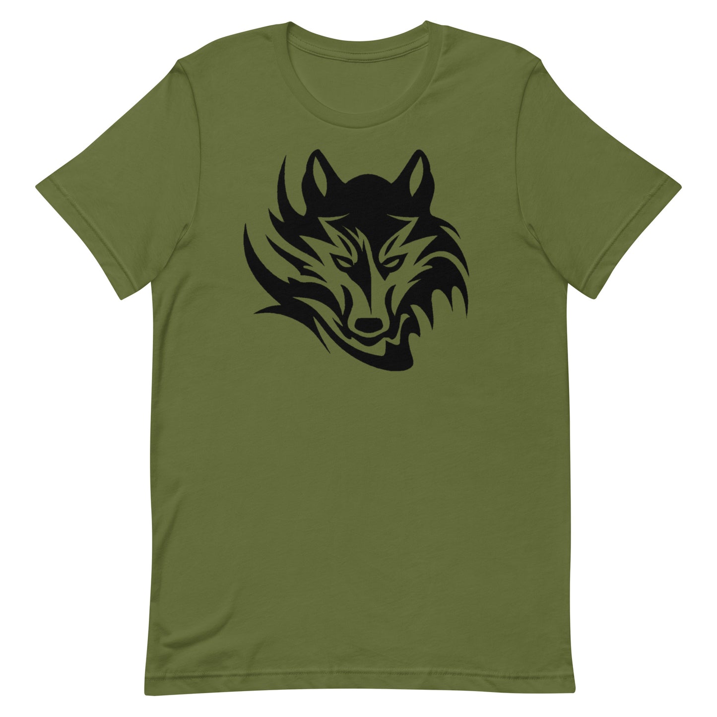 Unisex T-Shirt Tribal Wolf BK | Multiple Colors | Bella + Canvas