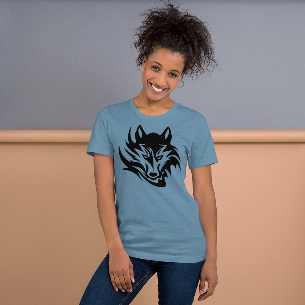 Unisex T-Shirt Tribal Wolf BK | Multiple Colors | Bella + Canvas